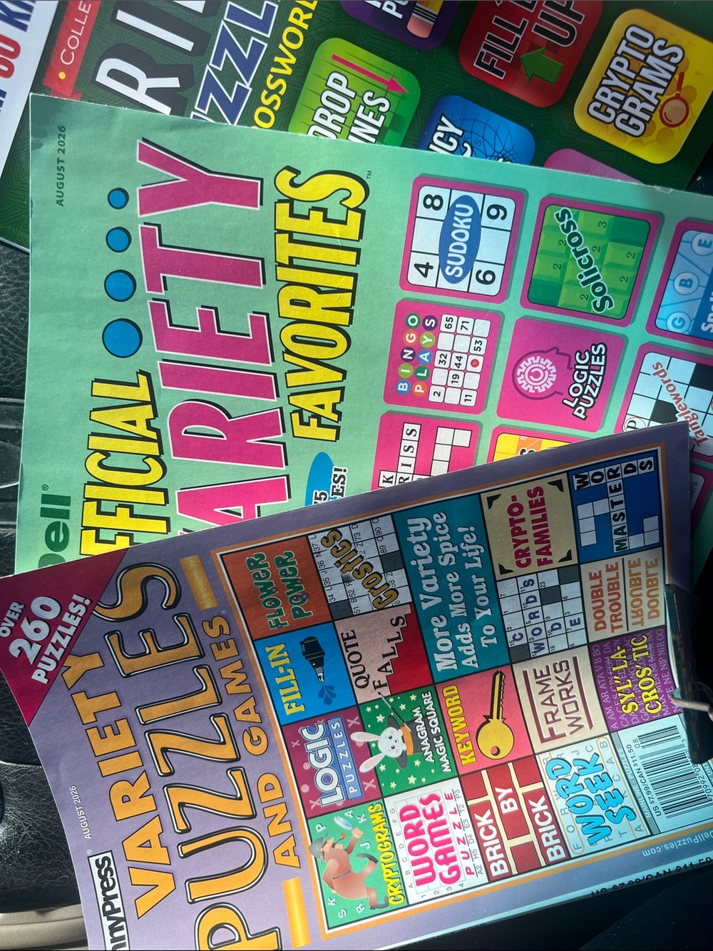 Variety Puzzles - 3 magazines